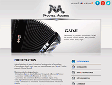 Tablet Screenshot of nouvelaccord.com